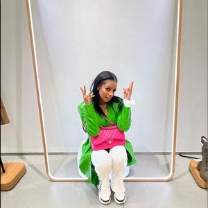 Green Pretty Little thing coat